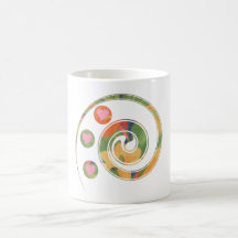 swirl heart mugs