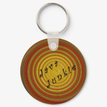 Swirl Java Junkie Key Chain keychains by SimplyBetty Swirl Java Junkie Key Chain keychains