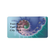 Swirl Personalized Address Label