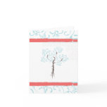 {Swirl Leaf Tree} "Thinking of You" Card