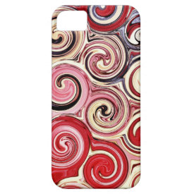 Swirl Me Pretty Colorful Red Blue Pink Pattern iPhone 5 Cover