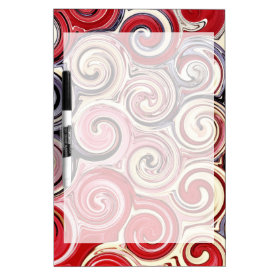 Swirl Me Pretty Colorful Red Blue Pink Pattern Dry-Erase Whiteboards