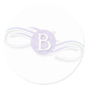 Swirl Monogram B stickers by weddingsareus Swirl Monogram B stickers