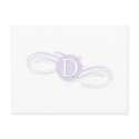 Swirl Monogram D postcards by weddingsareus Swirl Monogram D postcards