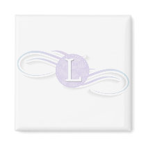 Swirl Monogram L magnets