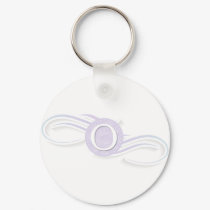 Swirl Monogram O keychains