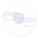 Swirl Monogram P stickers