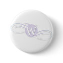 Swirl Monogram W buttons by weddingsareus Swirl Monogram W buttons