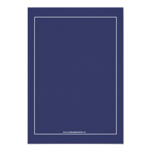 Swirl Navy Rehearsal Dinner Invitation