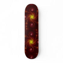 Swirl of red Fractal Skate Boards