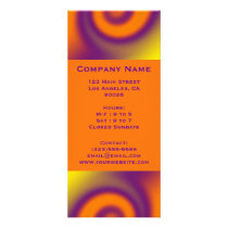 swirl orange purple rack cards by DonnaGraysonAbstract swirl orange purple rack cards