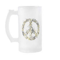 Swirl Peace Sign mugs