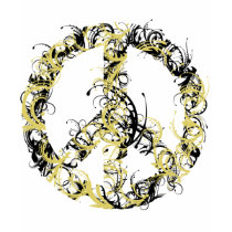 Swirl Peace Sign t-shirts
