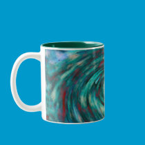 swirl tourquise Coffee Mug