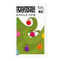 Swirl Tree Postage Stamp