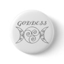 Swirl Triple Goddess Symbol buttons by sixteenthkid Swirl Triple Goddess Symbol buttons