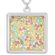 Swirlies Pendant Necklace necklaces