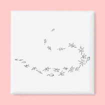 Swirling Autumn Leaves magnets by White_Wedding Swirling Autumn Leaves magnets