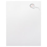 swirling ball customized letterhead