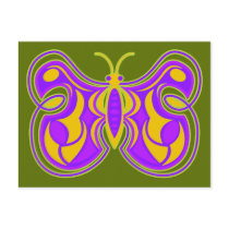 Swirling Butterfly postcards