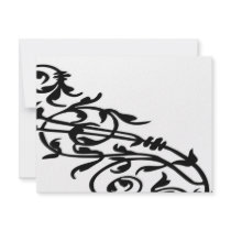 Swirling Floral invitations