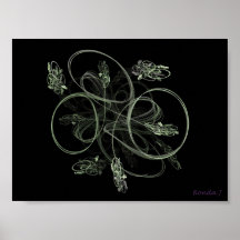 Swirling Grape vines Posters