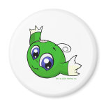 Swirling green kiko magnets