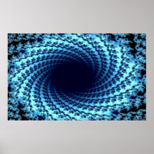 Swirling Illusion Poster