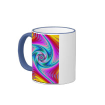 Swirling Neon Mugs