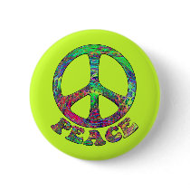 Swirling Peace Buttons by wingedturtle Swirling Peace Buttons