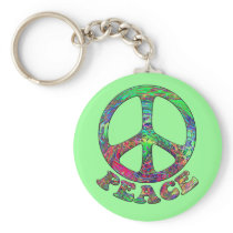 Swirling Peace Keychain