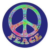 Swirling Peace Stickers