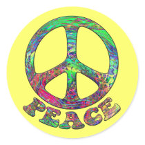 Swirling Peace Stickers