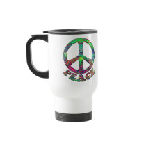 Swirling Peace Travel Mugs