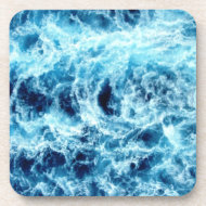 Swirling Sea Cork Coaster corkcoaster