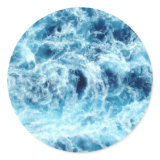 Swirling Sea Envelope Seals sticker