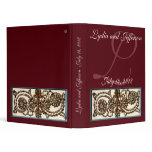 Swirling Shells Vintage Wedding Planner Binders