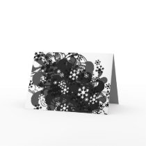 Swirling Snow Black cards