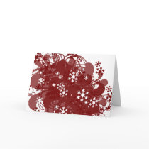 Swirling Snow Red Cards