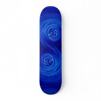Swirling stars skate board