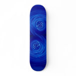 Swirling stars skate board