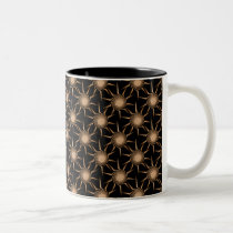 Swirling Suns Mug, Sparkling Gold mugs