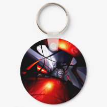 Swirling Venom Abstract Keychain