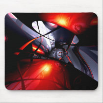 Swirling Venom Abstract Mousepad