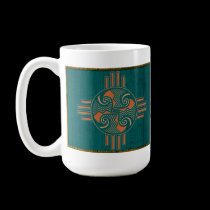 Swirling Winds Zia mugs