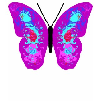 Swirling Wings Butterfly shirt