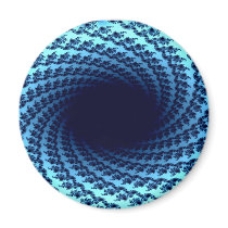 Swirlng Illusion magnets by packratgraphics Swirlng Illusion magnets