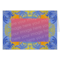 Swirls Abstract Frame Card