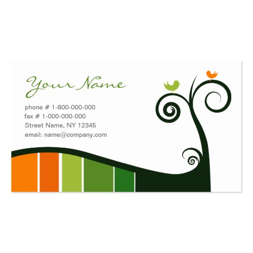 Swirls Business Card