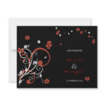 Swirls & Flowers Elegant Wedding Announcement